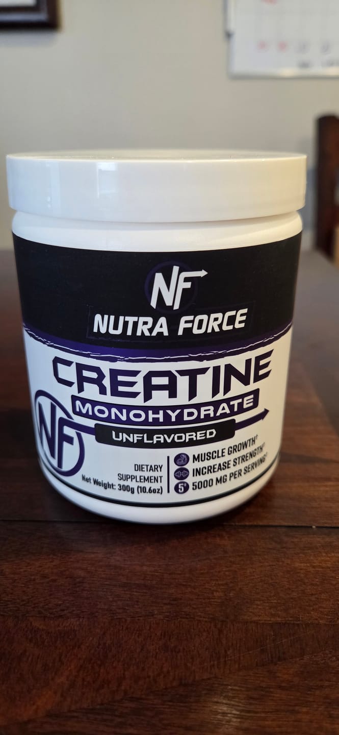 Customer photo review of Nutra Force Creatine