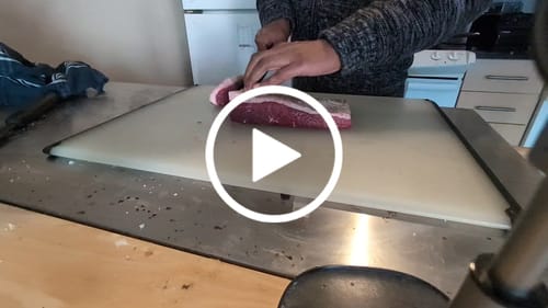 Customer video review of Hatsukokoro Kurouchi Sujihiki 250 mm