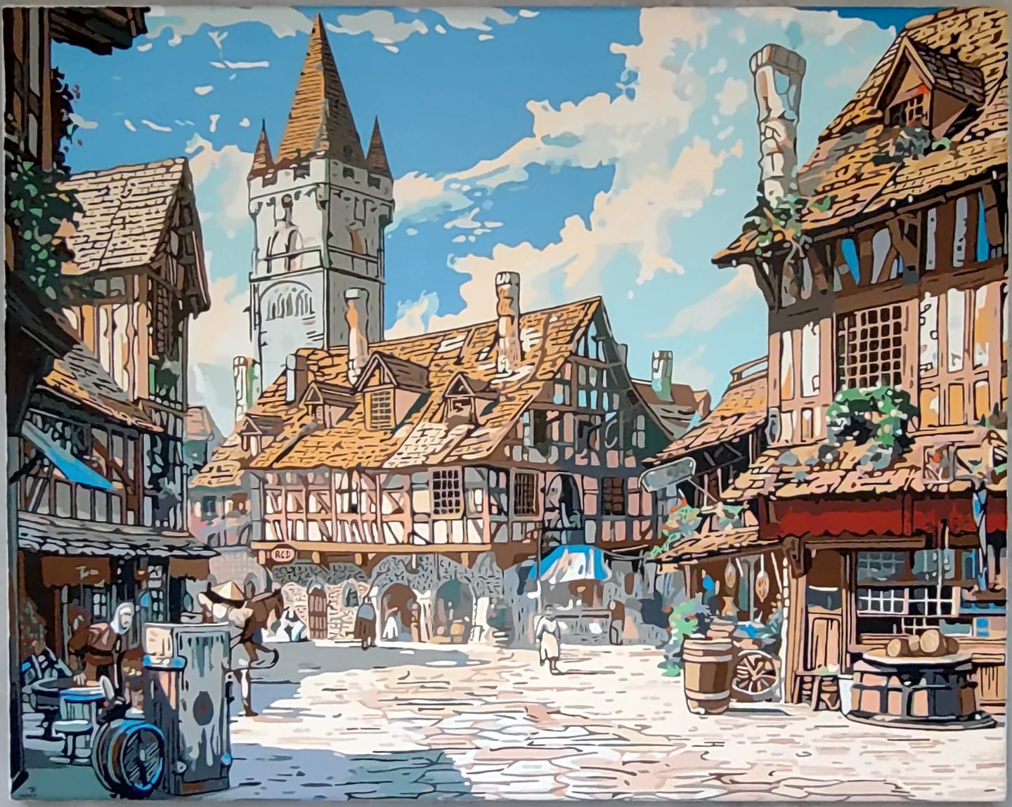 Customer photo review of Medieval Town Plaza