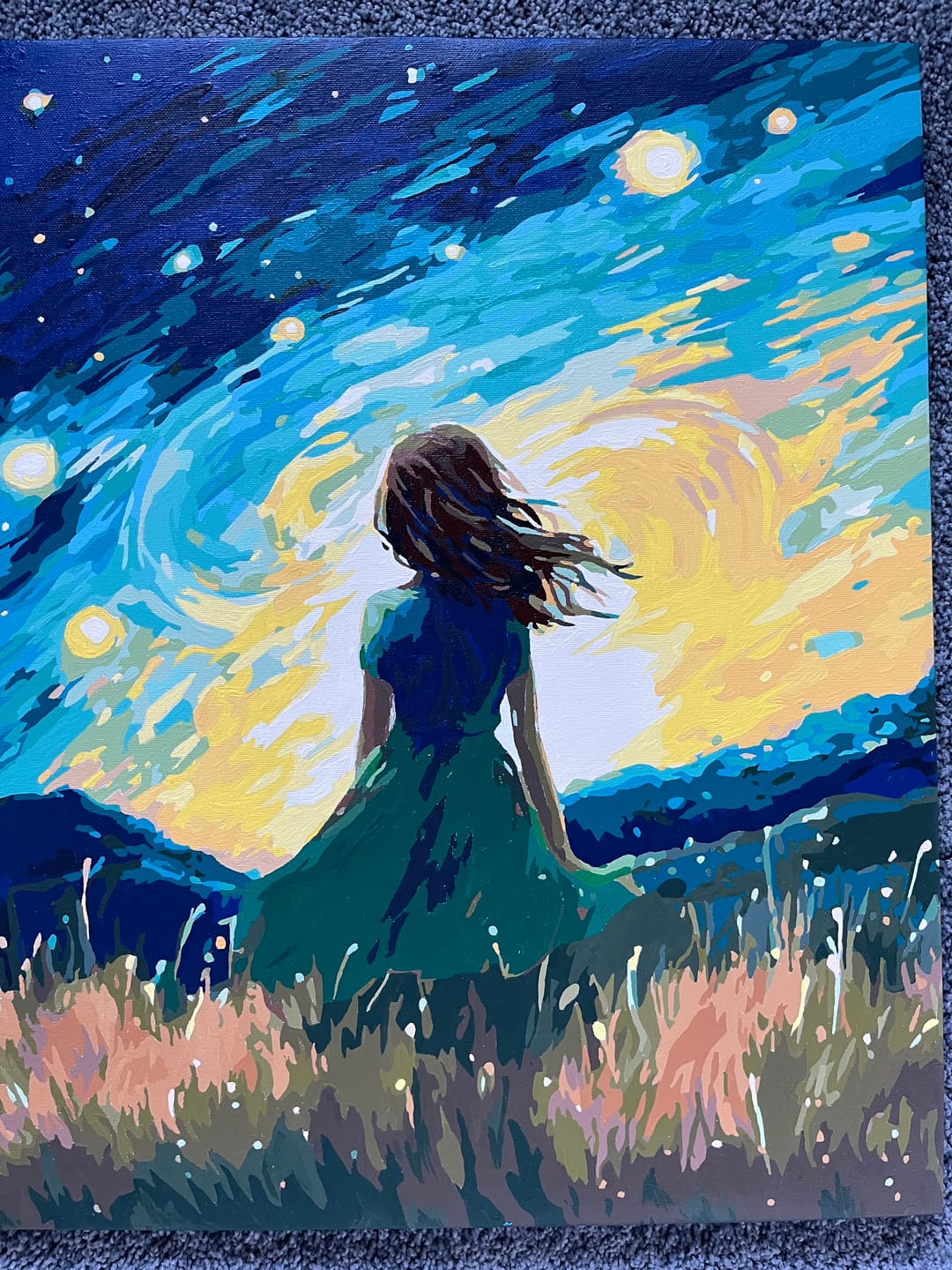 Customer photo review of Starlit Contemplation