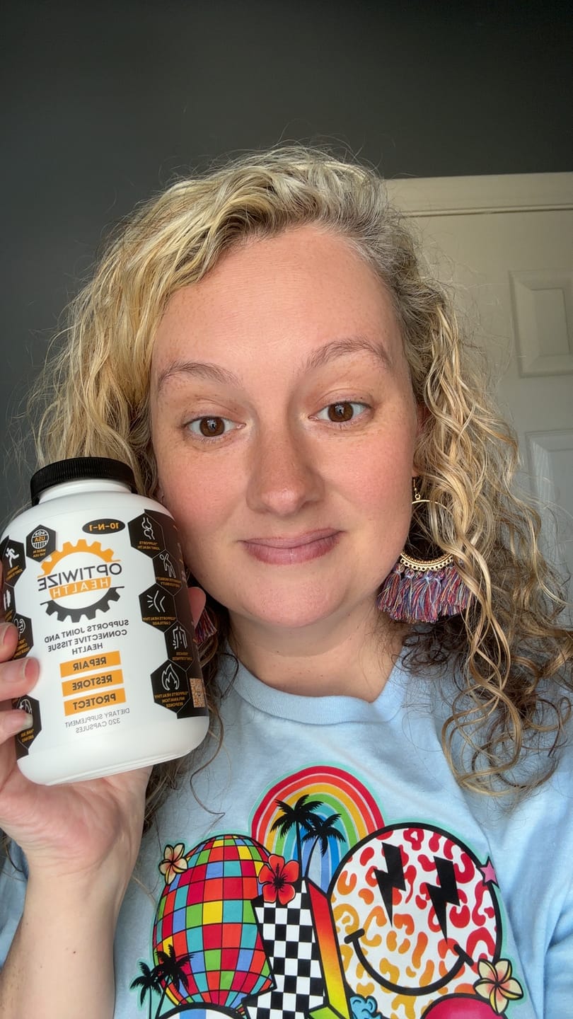 Customer photo review of OptiWize Collagen +Plus Human Supplement for Joint Health