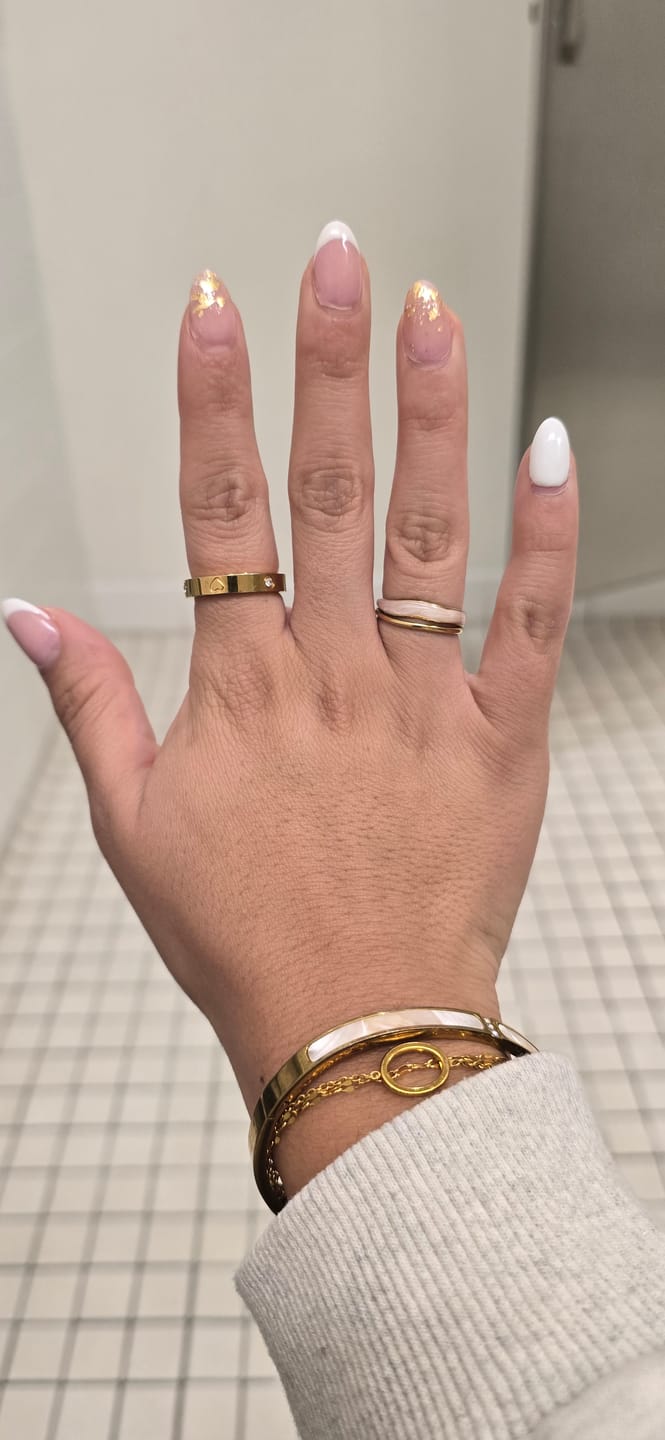 Customer photo review of Anika Gold Bow Bracelet
