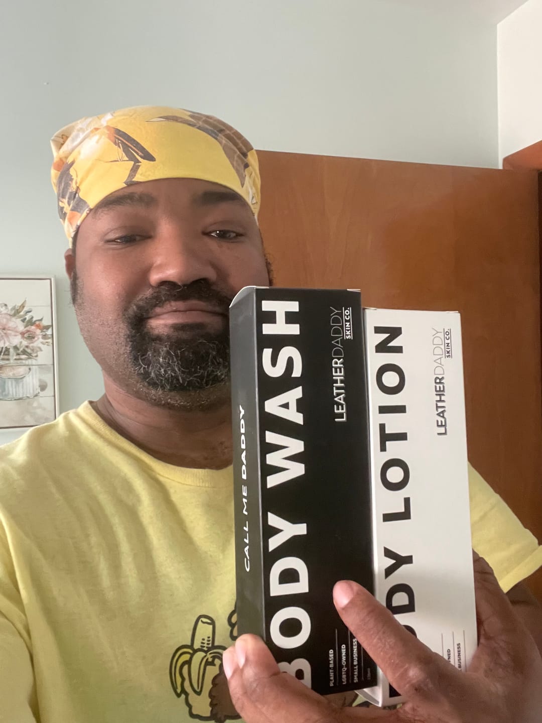 Customer photo review of Body Lotion - LeatherDaddy