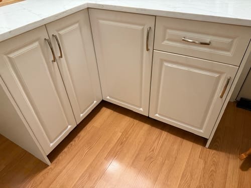 Customer photo review of Garbage Bin System 15 3/4" - For 18" Base Cabinet and Up