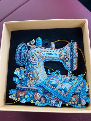 Customer photo review of Custom Name Gifts For Sewing Lover - Personalized Acrylic Christmas Ornament