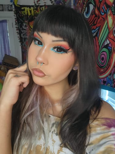 Customer photo review of Eyemoody Midnight Black | 6 Months, 2 pcs