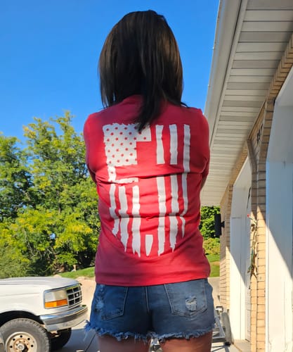 Customer photo review of Ladies Leader Tee