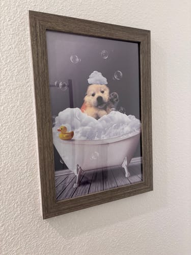 Customer photo review of Fun in the tub - Personalized Poster