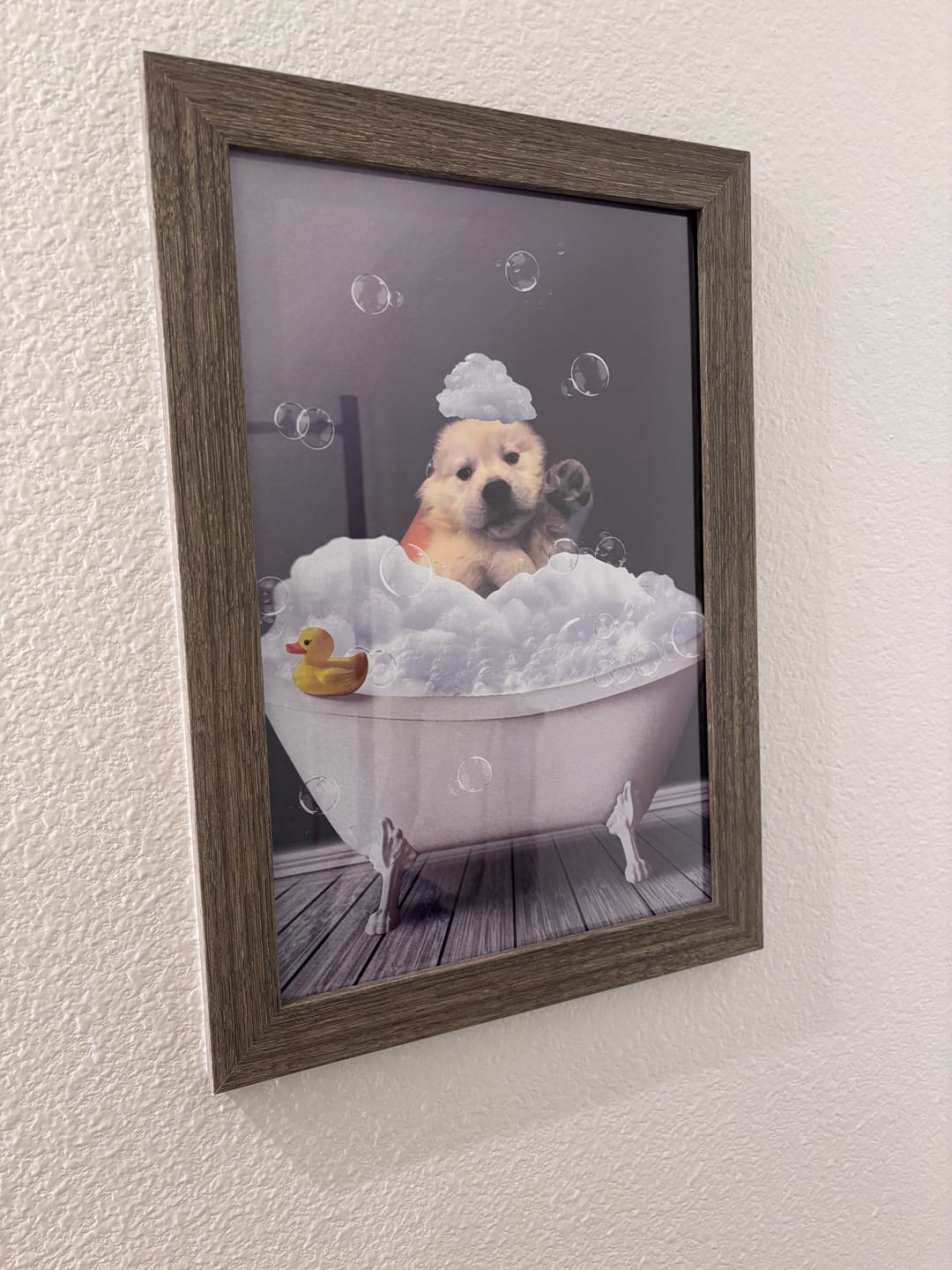 Customer photo review of Fun in the tub - Personalized Poster
