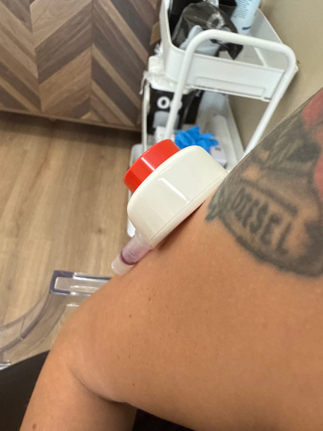 Customer photo review of EarlyReveal Tap DNA Gender Test Over 99% Accurate | Painless & Needle Free