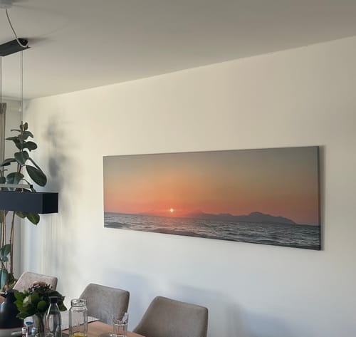 Customer photo review of Leinwandbild | Eigenes Motiv | Panorama