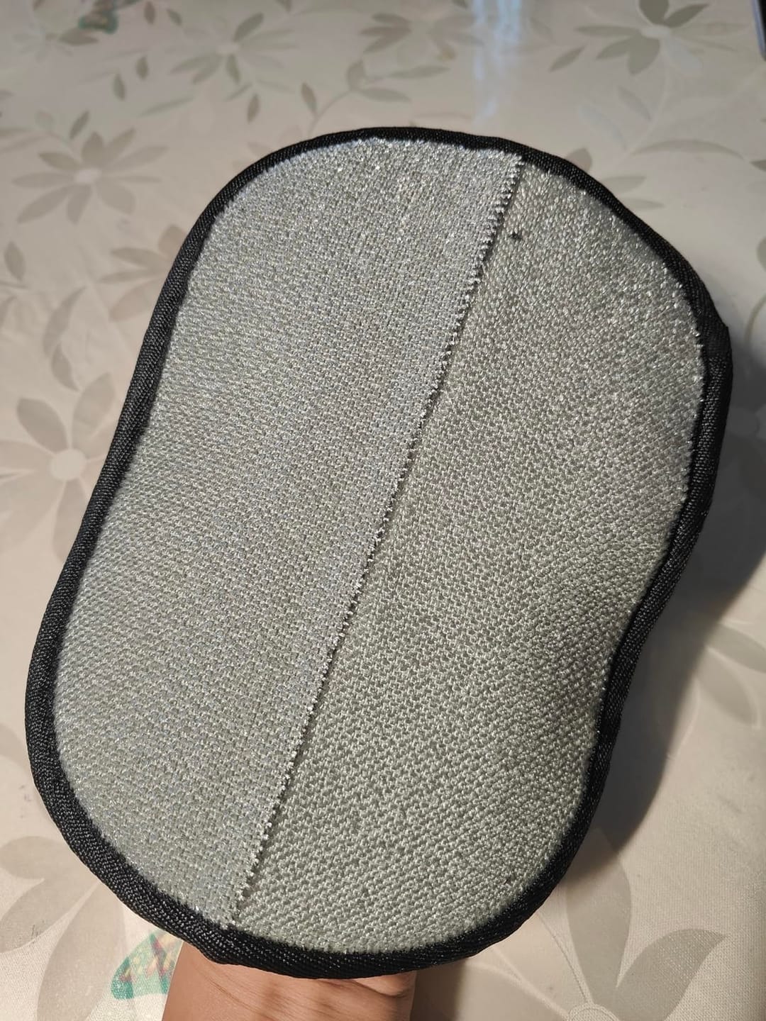 Customer photo review of Pet Hair Removal Glove with Dual-Sided Electrostatic Bristle