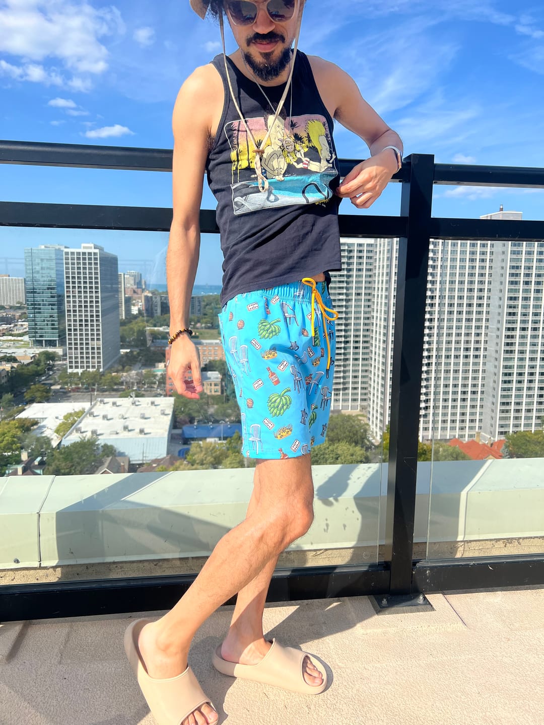Customer photo review of LA RESIDENCIA BY ROGATIVE SWIM SHORT