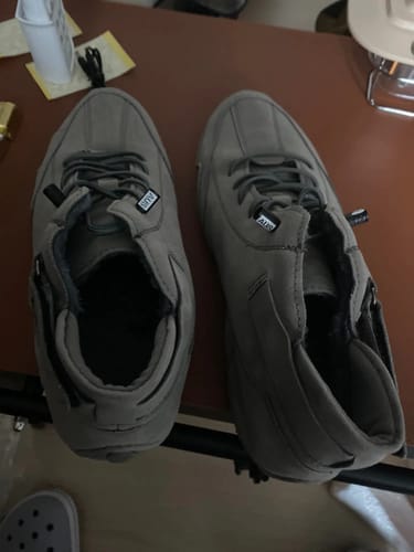 Customer photo review of Men Women Velcro Suede High Boots Beck Shoes (Unisex) (BOGO) (Discount auto-applies with 2 pairs in the cart.)