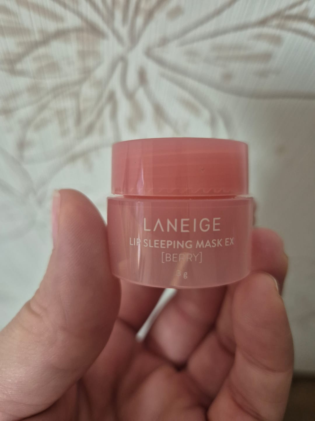Customer photo review of Nakts maska lūpām LANEIGE Lip Sleeping Mask EX Berry
