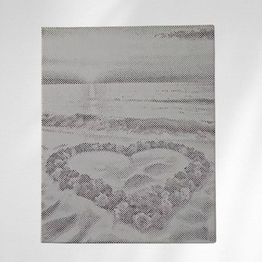 Customer photo review of Flower Heart on the Beach | Dot Painting Kit