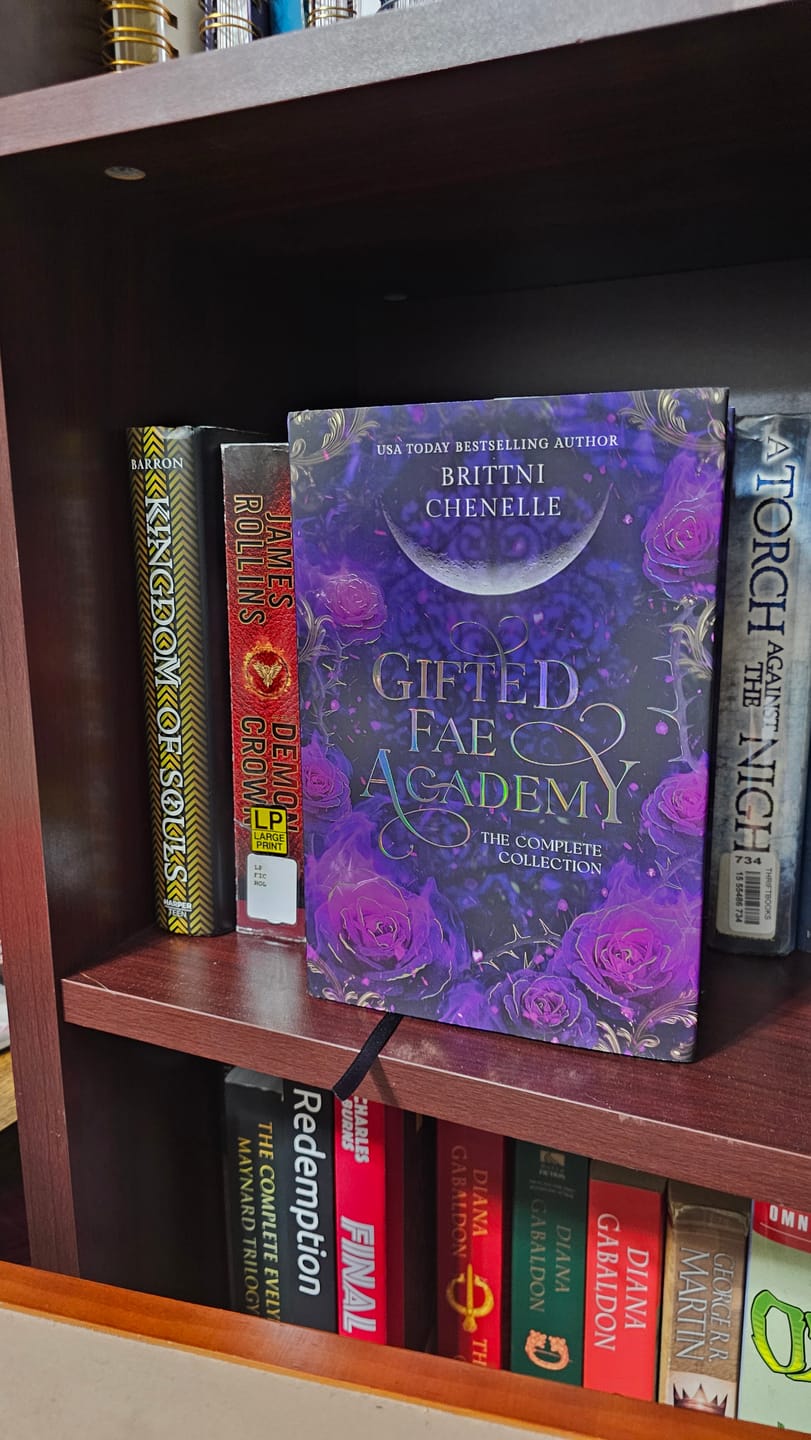 Customer photo review of Gifted Fae Academy Special Edition Trilogy (HARDCOVER)
