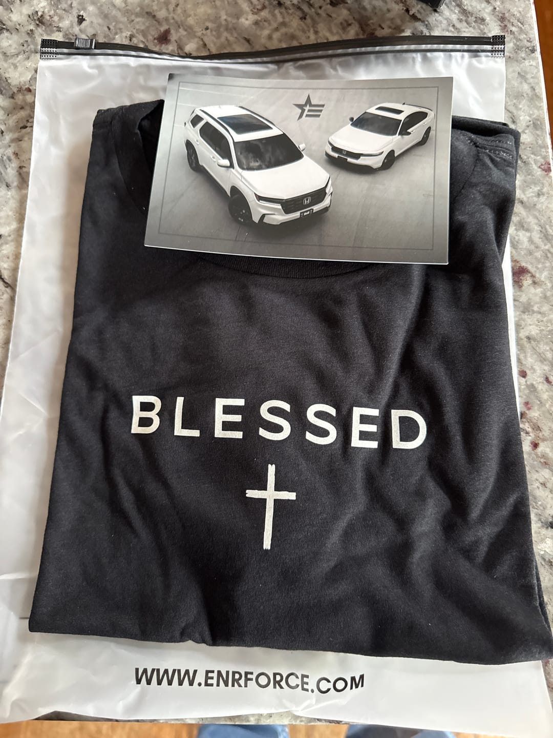 Customer photo review of Ladies Blessed Tee