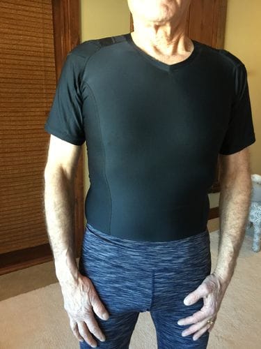 Customer photo review of Men's Posture Shirt™ - Sort
