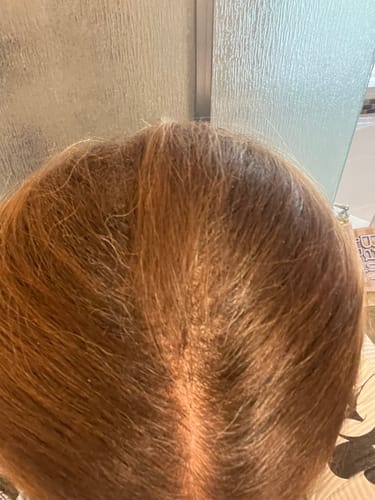 Customer photo review of Instant Dye Shampoo