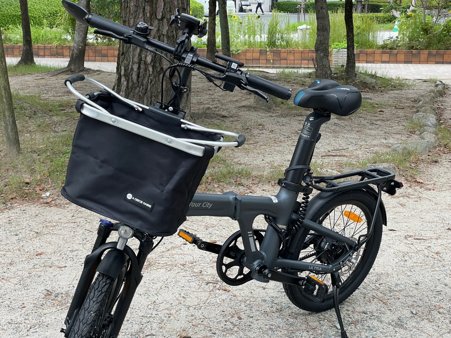 Customer photo review of 取り外し可能な折りたたみ式フロントバスケットバッグ【対応モデル：Air 20、Air 20 Pro、Air Carbon、 Air 20 Ultra】【海外直送 納品期間: 15～25日】