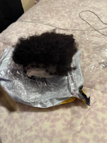 Customer photo review of 4C African Texture Hair Wig