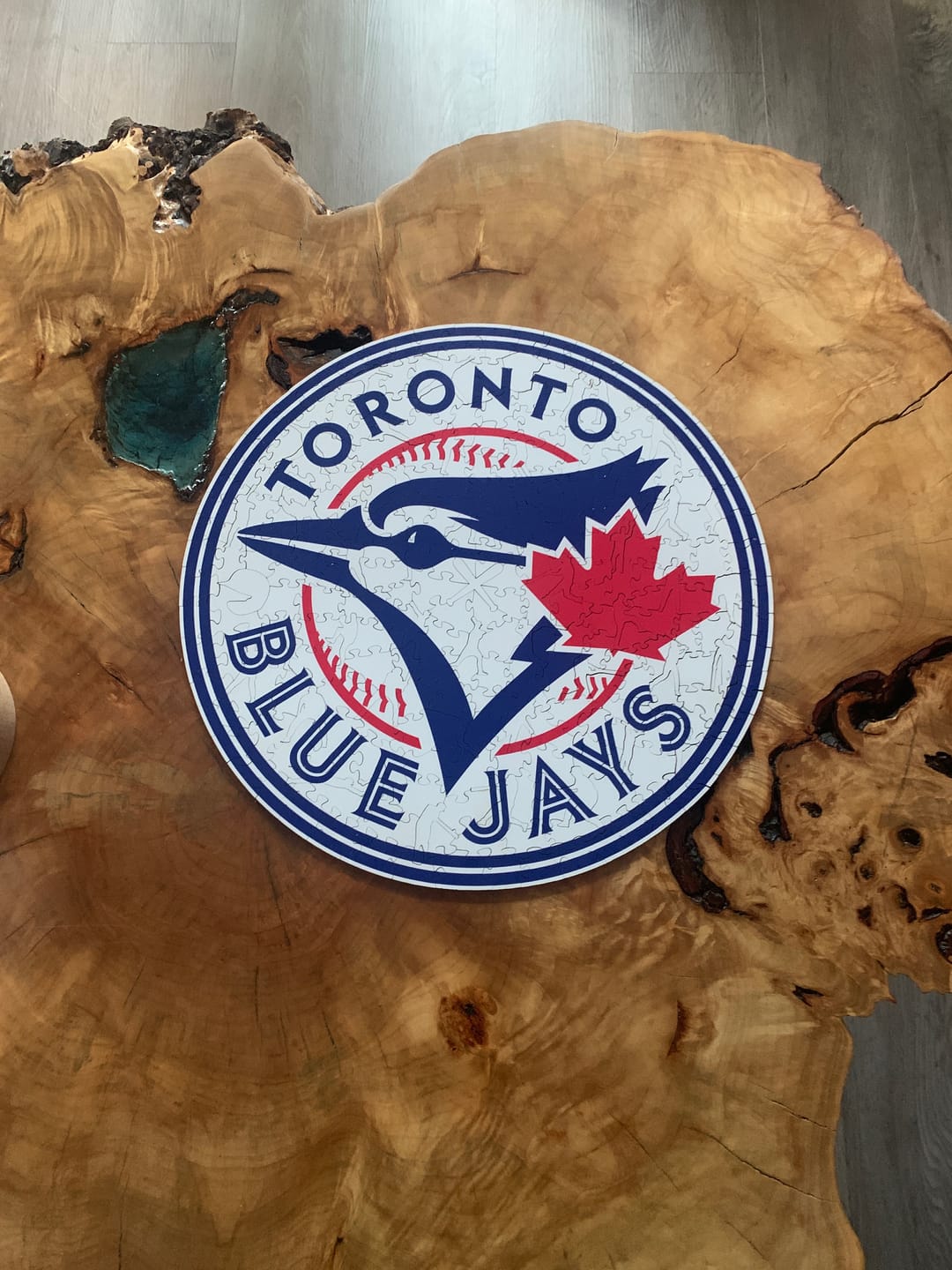 Customer photo review of Toronto Blue Jays™ - Wooden Puzzle