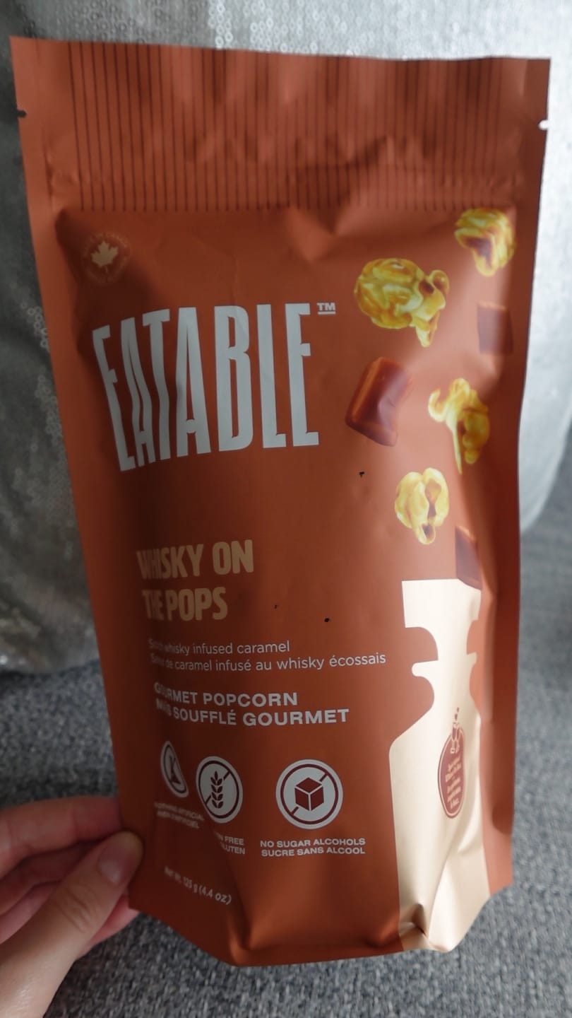 Customer photo review of Whisky on the Pops (125g) - Scotch Infused Caramel Popcorn