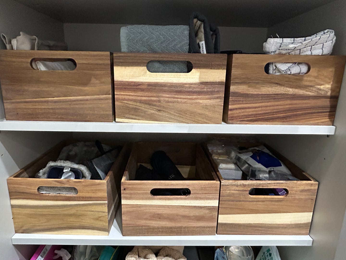 Customer photo review of Acacia Basket