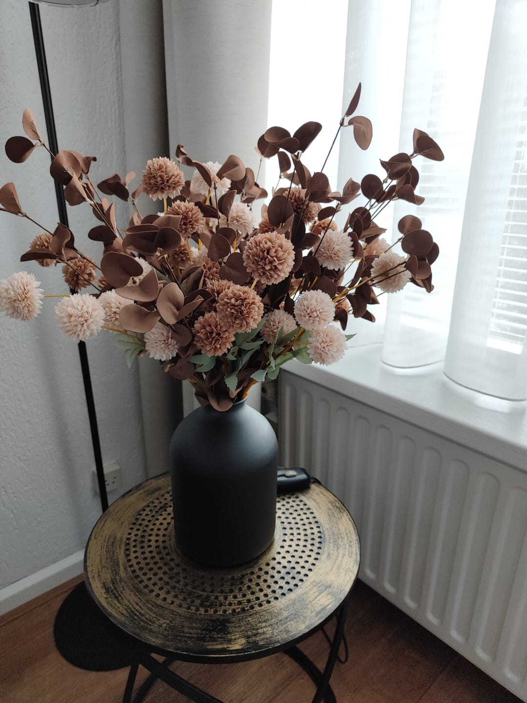 Customer photo review of Zijden Kiku Bloemen - Crème Mix