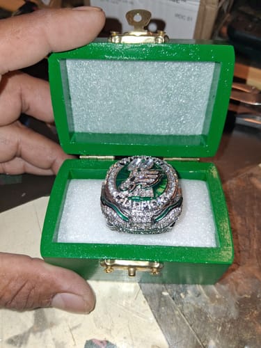 Customer photo review of Leather Game Baseball Ball