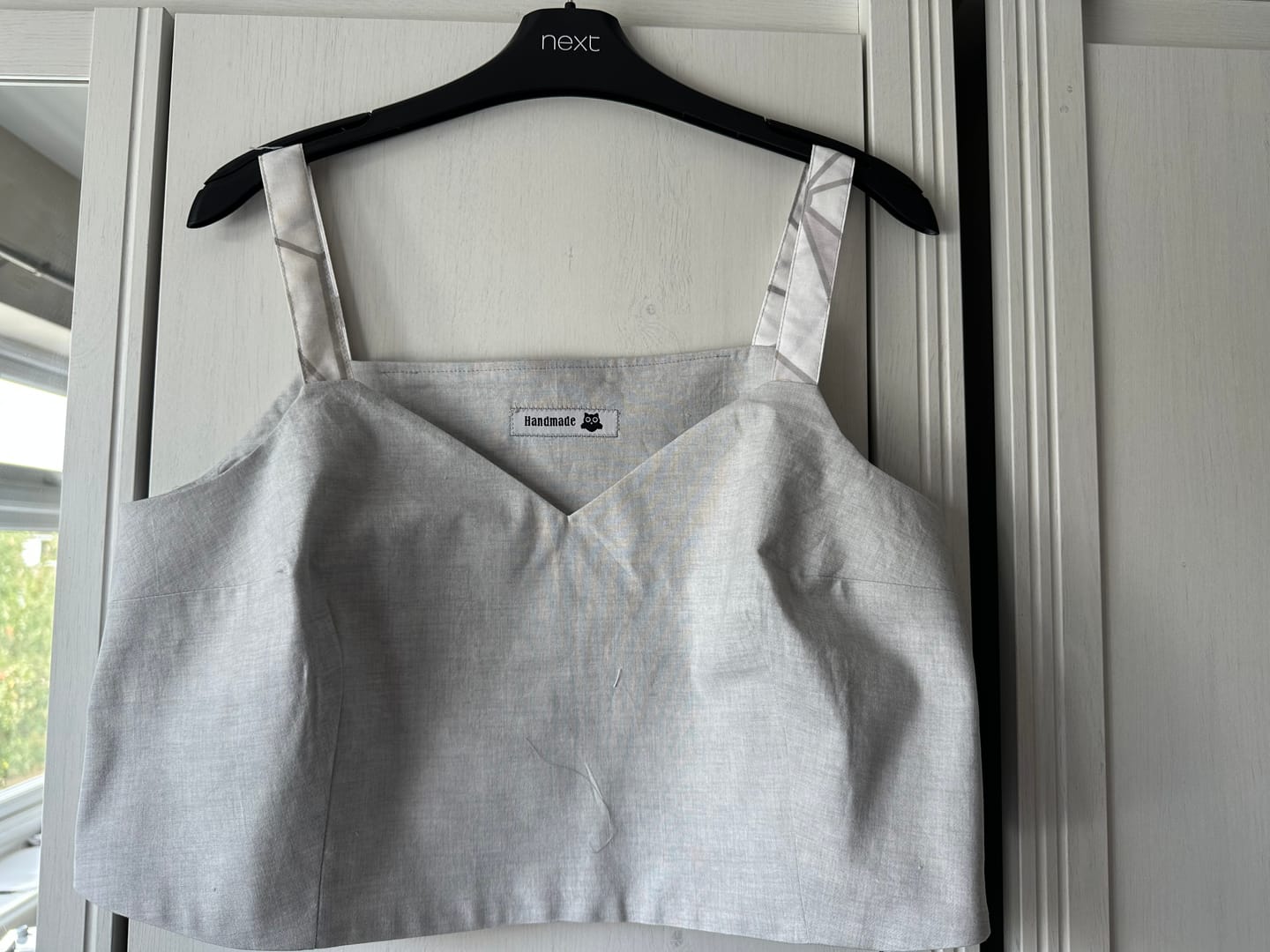 Customer photo review of Linen Textured Look Cotton Fabric