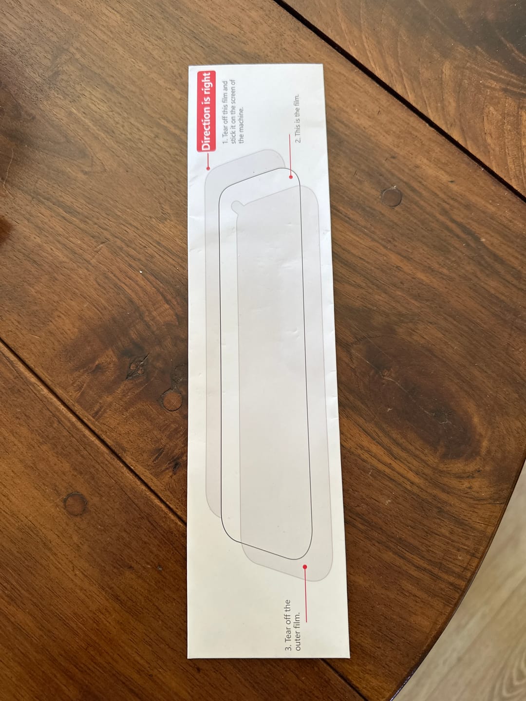 Customer photo review of WOLFBOX 12inch Anti-Glare Film for G900Pro/G900TriPro Mirror Camera
