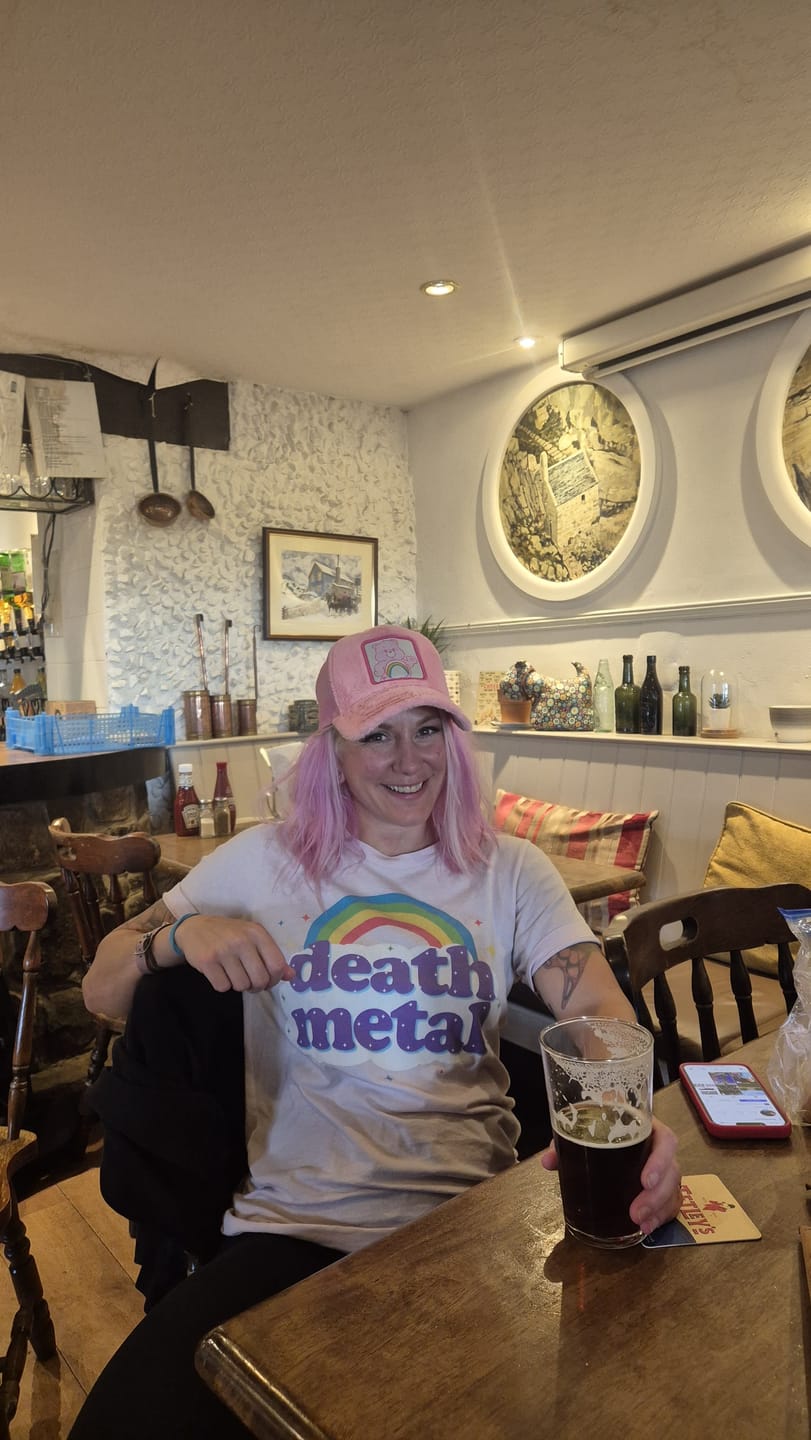 Customer photo review of OVERLORD X Care Bears:  Cheer Bear Trucker Cap
