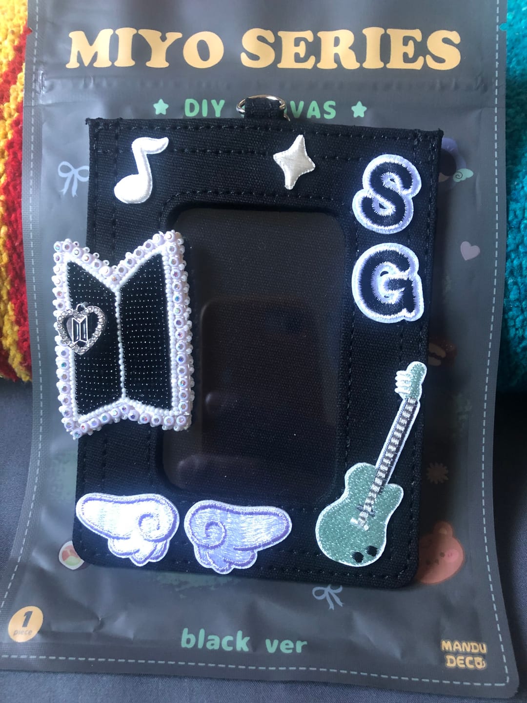 Customer photo review of MIYO SERIES - DIY CANVAS PHOTOCARD HOLDER