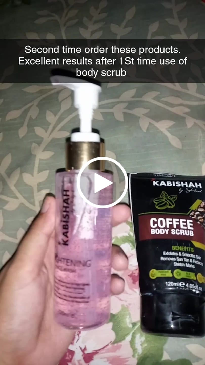Customer video review of Coffee Body Scrub - Exfoliates, Removes Tan & Reduces Stretch Marks