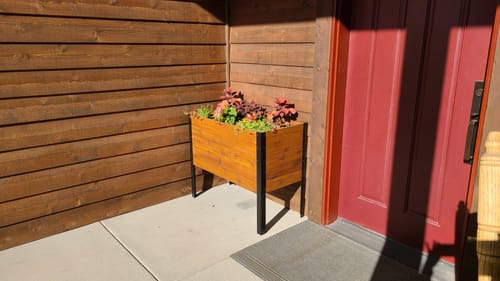 Customer photo review of 18" x 36" Raised Garden Bed - 30" TALL