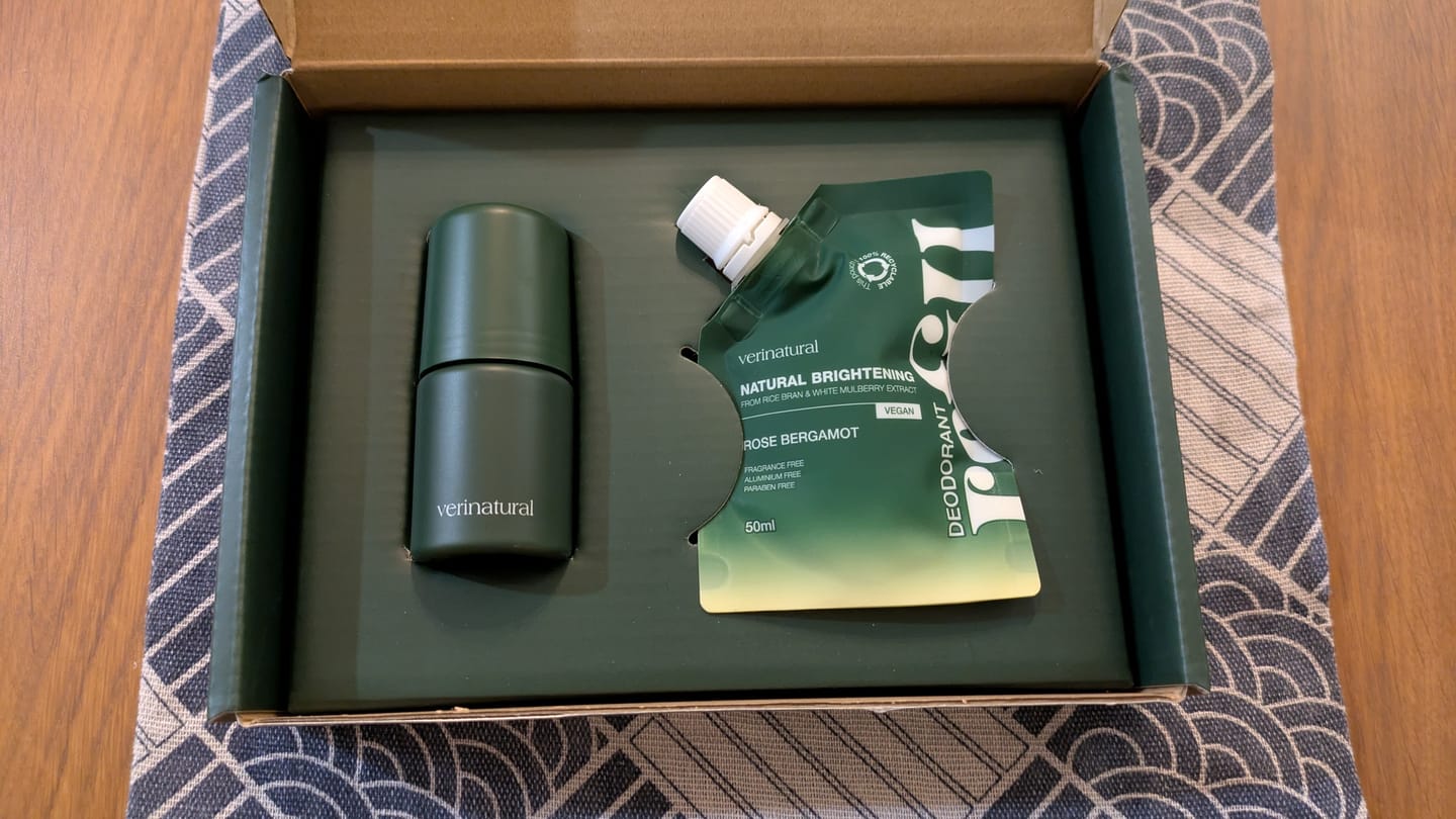 Customer photo review of Refillable Roll-on Deodorant