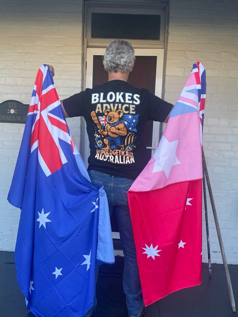 Customer photo review of Aussie As Tee - Black