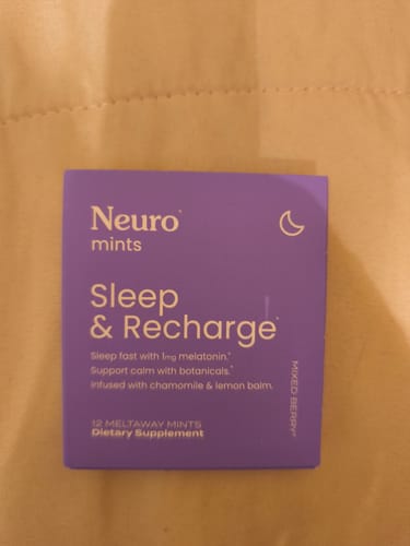Customer photo review of Sleep & Recharge Mints