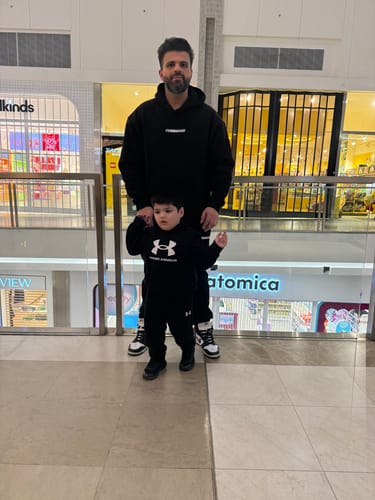 Customer photo review of GREY OVERSIZED COMFORT HOODIE