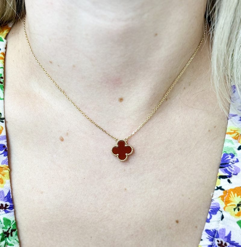 Customer photo review of AV Four Leaf Clover yellow gold