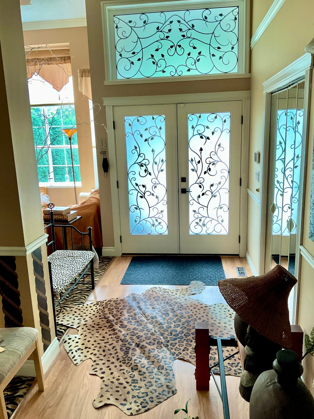 Customer photo review of Cheetah Hide Rug