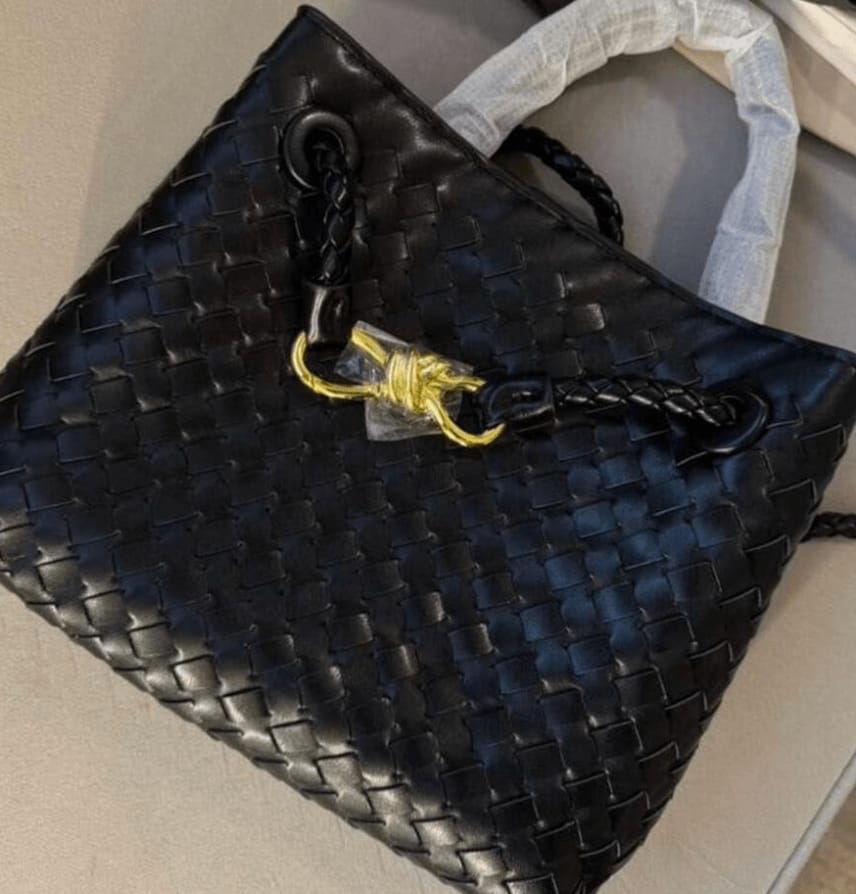 Customer photo review of Lucia Woven Bag Small