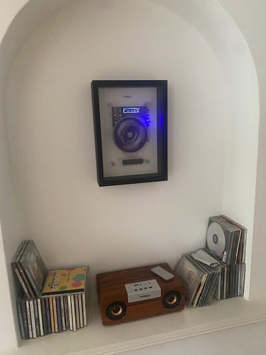 Customer photo review of M1 Music Frame CD Player With Bluetooth