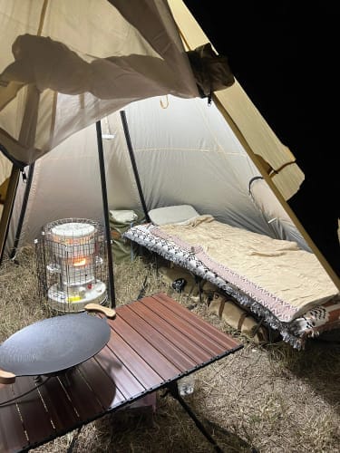 Customer photo review of Naturwide Outdoor Camping Cot – Ultralight & Foldable