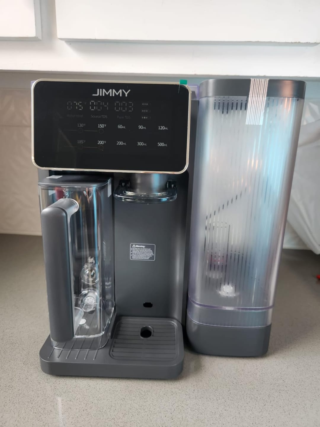Customer photo review of R9 Countertop Reverse Osmosis Water Purifier