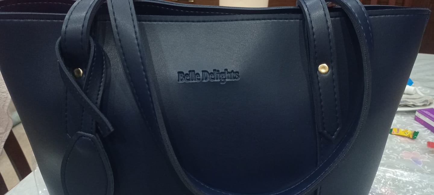 Customer photo review of Blue Belle The Tote Bag