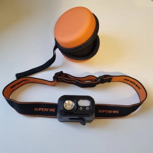 Customer photo review of Extreme Headlamp – Ultra-light, Rechargeable and Motion Sensor