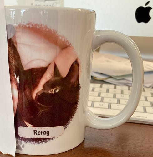 Customer photo review of Thank you - Personalized Mug